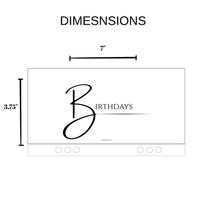 Luxe Monogram A6 Cash Envelope