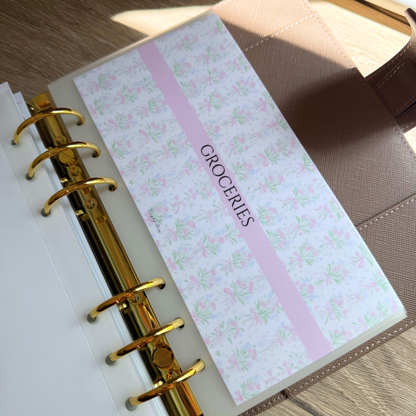 Bloom Garden A6 Cash Envelopes