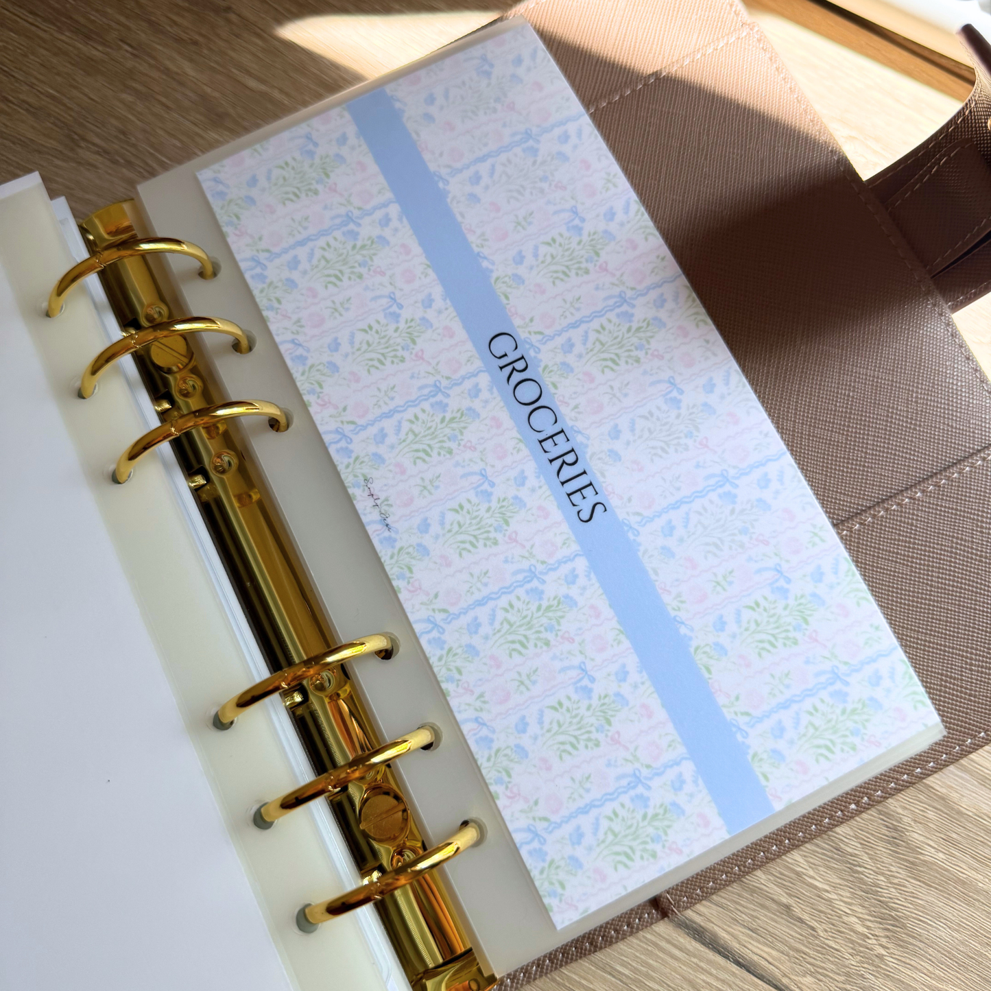 Bloom Garden A6 Cash Envelopes
