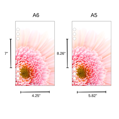 Petal Kiss Linen A5/A6 Dashboard