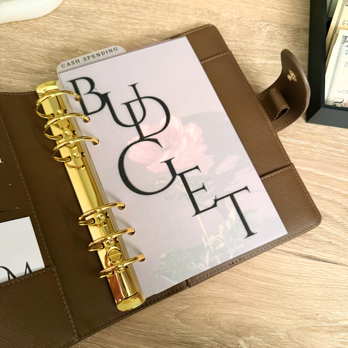 Budget Vellum A5/A6 Dashboard