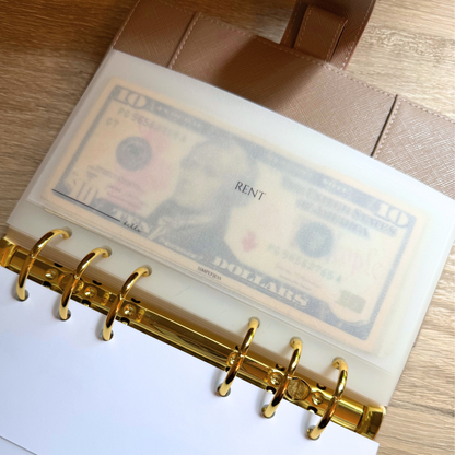 Minimal Luxe A6 Cash Envelope