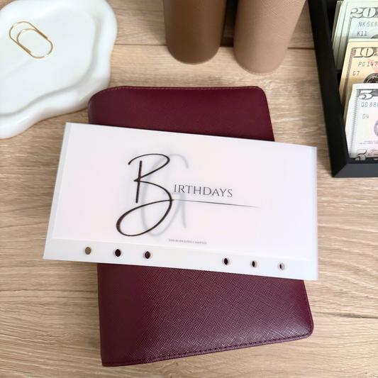 Luxe Monogram A6 Cash Envelope