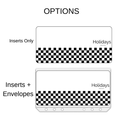 Checkered Envelope Insert