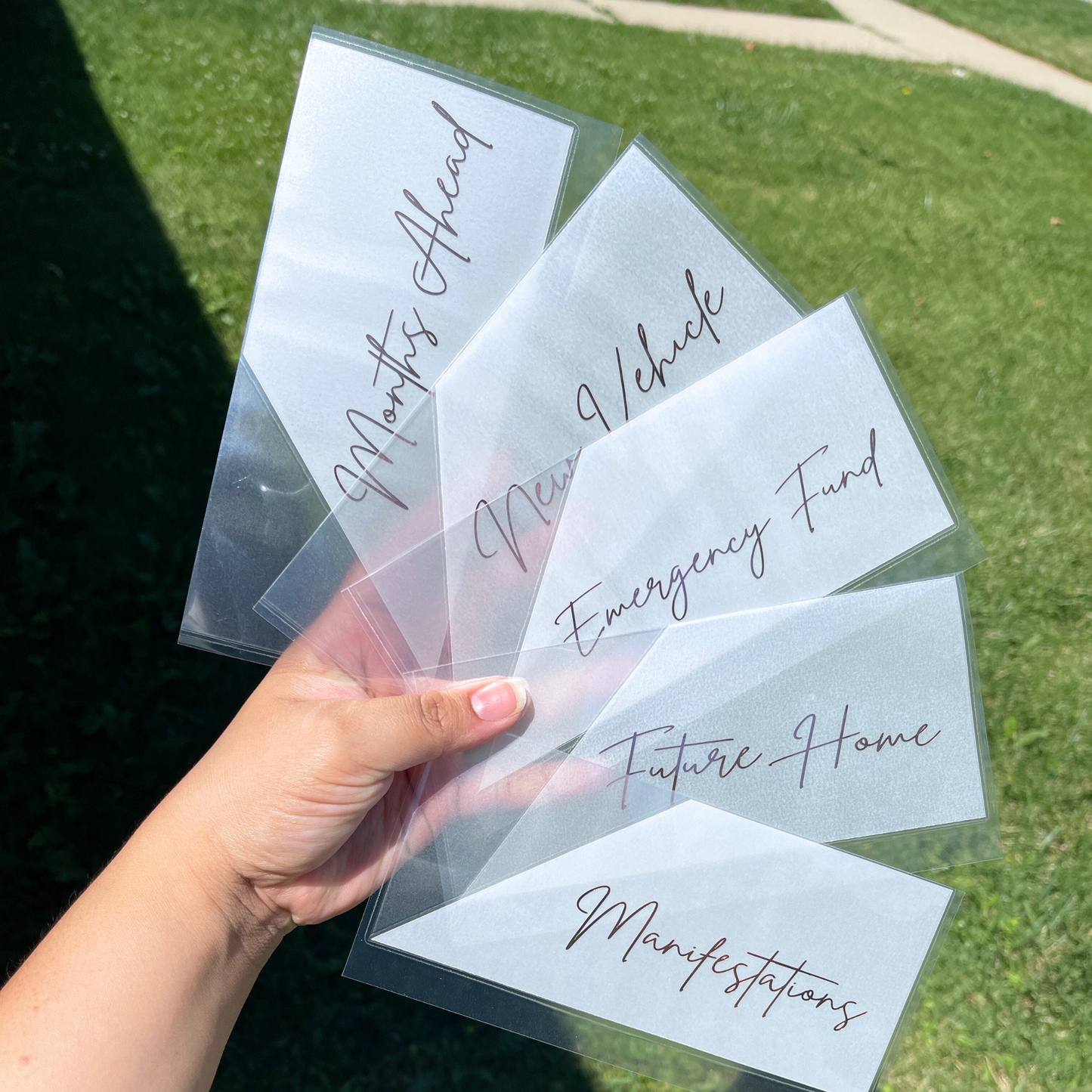 Vellum Peekaboo Cash Envelope A6