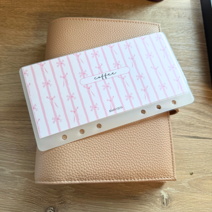 Pink Bows Cash Envelopes A6
