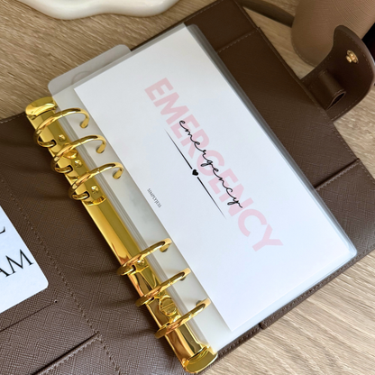 Double Line Heart Cash Envelope A6