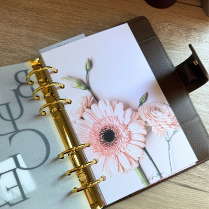 Blush Petal Linen A5/A6 Dashboard