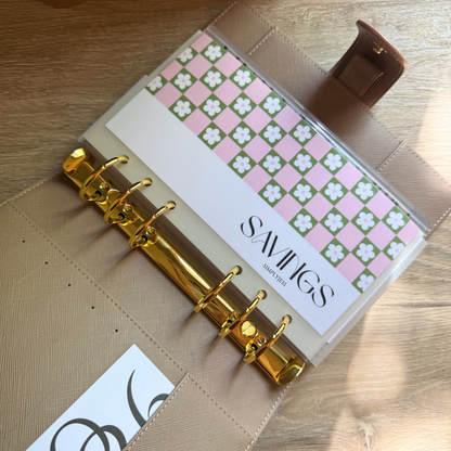 Daisy Checkered A6 Cash Envelope