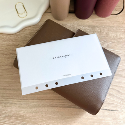 Minimal Monogram A6 Cash Envelope