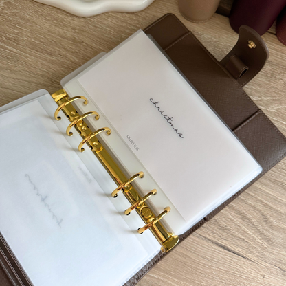 Minimal Monogram A6 Cash Envelope