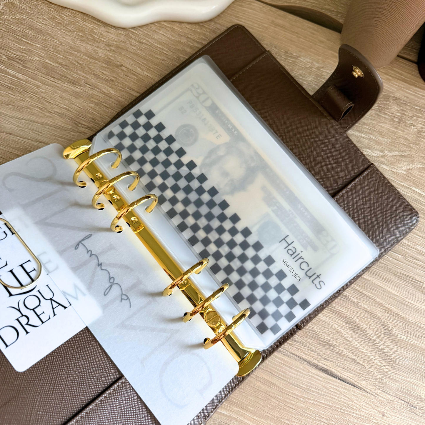 Checkered Envelope Insert